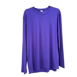 OPNA purple long sleeve athletic shirt, women's XL
